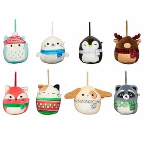 New 2023 Squishmallows Christmas Ornaments 8 Pack